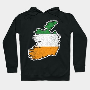 Vintage Ireland Map T-Shirt Hoodie